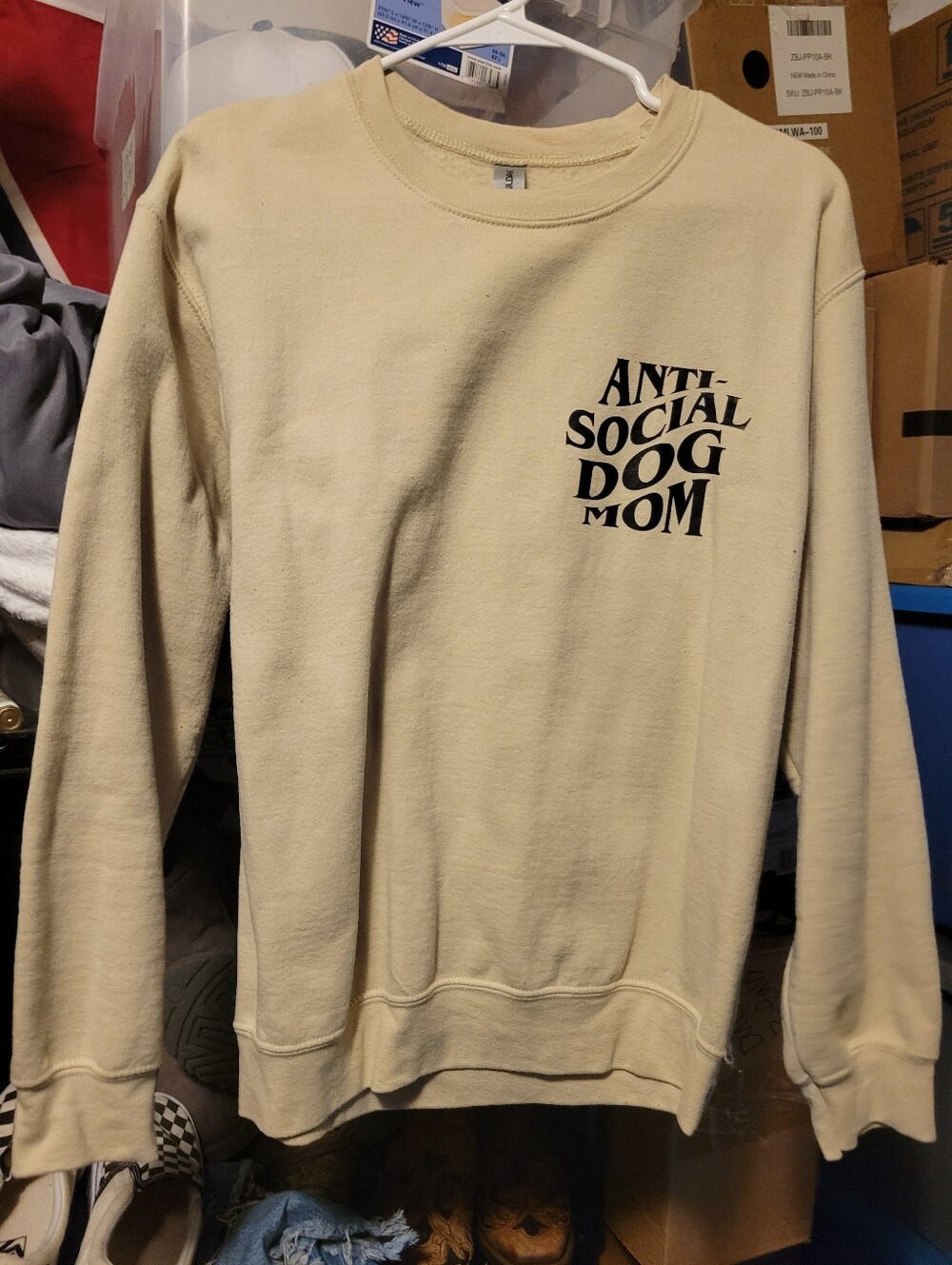 Anti Social Dog Mom Crew Neck